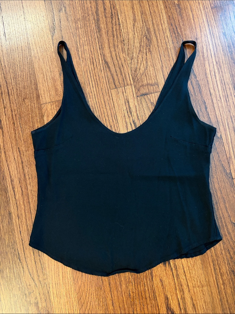 Reformation Black Scoop Tank